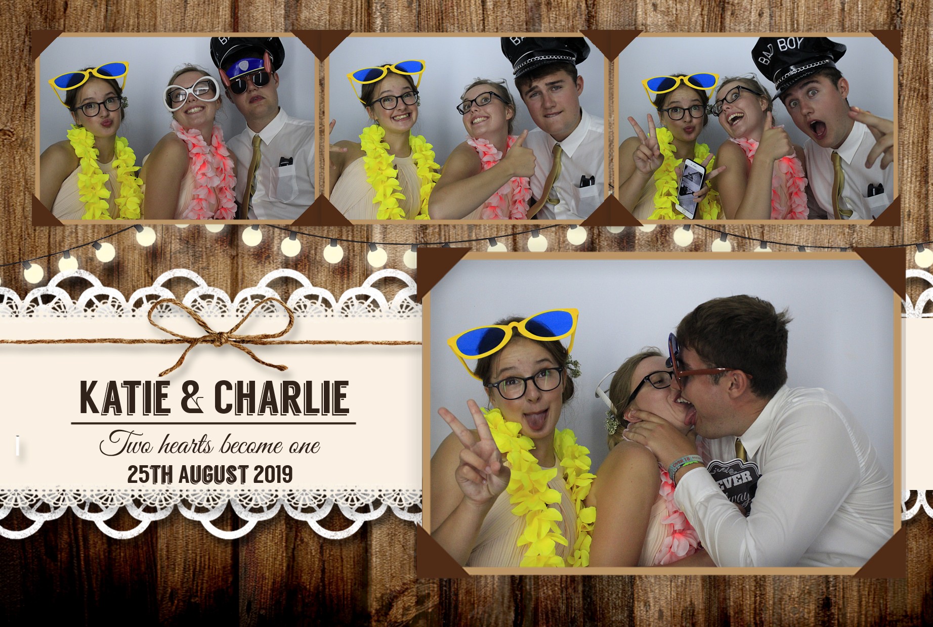 Katie & Charlie's Wedding | View more photos from the event at gallery.myphotoboothexperience.co.uk/u/MyPhotoBoothExperienceLtd/Katie-Charlies-Wedding